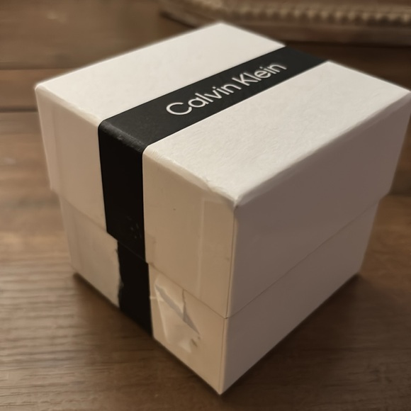 Calvin Klein Steel+Wood Cube Bead Bracelet - Picture 7 of 7